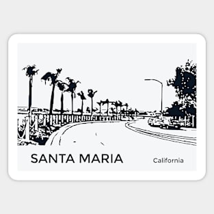 Santa Maria California Sticker